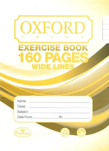 Picture of EXERCISE BOOK WIDE LINES 160PGS